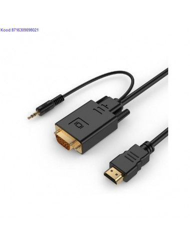 HDMI to VGA adapterkaabel Gembird 18m 1467