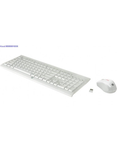 Juhtmevaba klaviatuur ja hiir HP 300 EST valge 2040