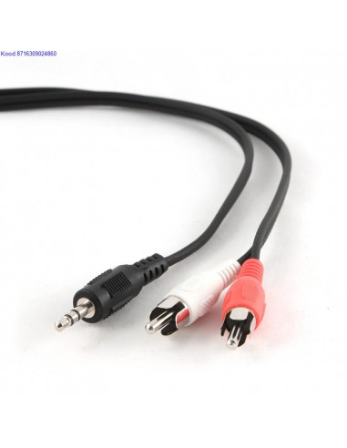 Audiokaabel Cablexpert 35mm to 2xRCA 25m 2281