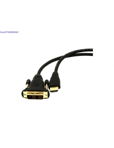 HDMI to DVI kaabel 3 m Cablexpert CCHDMIDVI10 2885