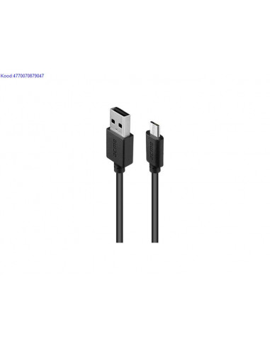 Micro USB kaabel 2 m Acme CB1012 must 2965