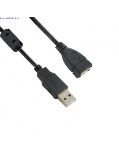 USB pikenduskaabel 5 m USB20 M to F 4World 05356 3178