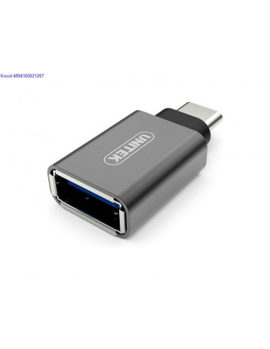 USB C to USB A leminek adapter Unitek YA025CGY 4194
