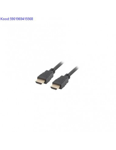 HDMI kaabel 10 m  MM v 14 Lanberg must CAHDMI10CC0100BK 4800