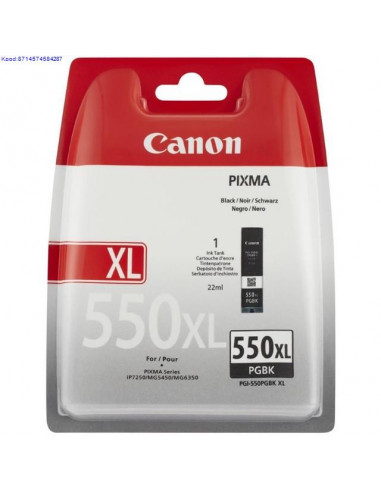 Tindikassett Canon PGI550PGBK XL must Originaal 507