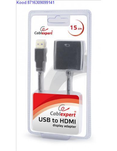 USBA 30 to HDMI adapter 10 cm Cablexpert AUSB3HDMI02 5460
