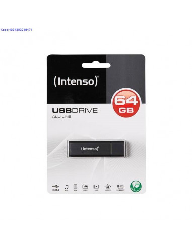 Mlupulk 64GB USB20 Intenso Alu Line 596