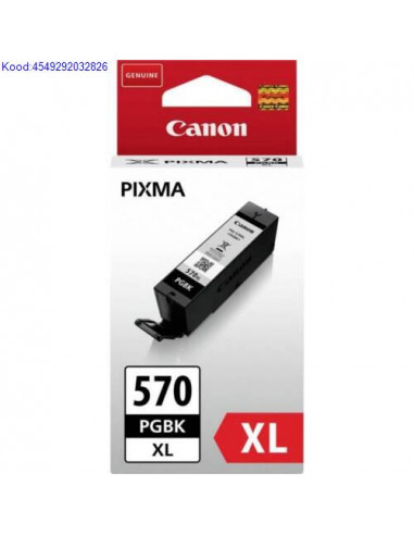 Tindikassett Canon PGBK 570 XL Black originaal 6081