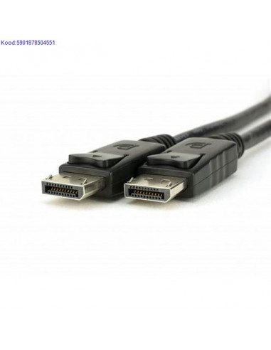 DisplayPort kaabel 5m Qoltec must 659