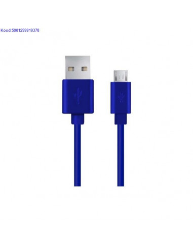 USB kaabel MaleA to MicroB 1m Esperanza sinine 664