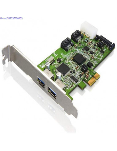 USB 30 PCIExpress kaart Trancend TSPDC3 2porti 734